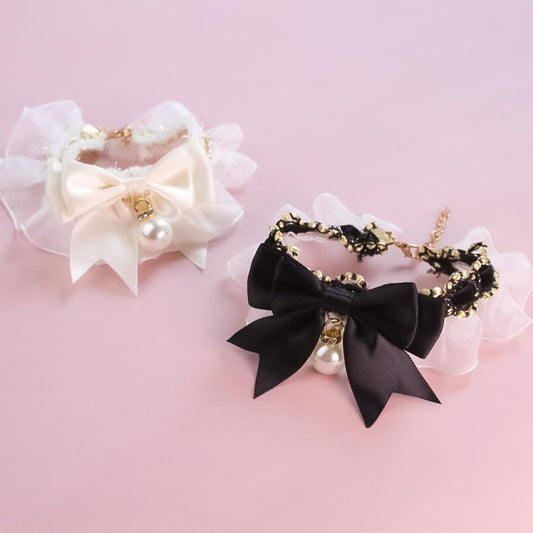 Cute Lace Bow Necklace Jewelry