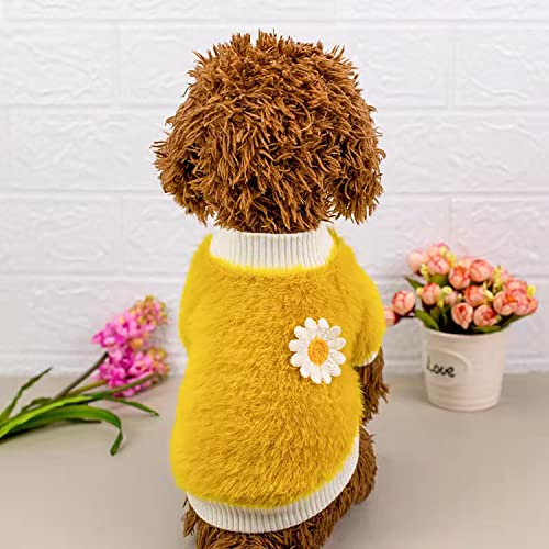 Fashion Small Daisy Soft Dog Sweater