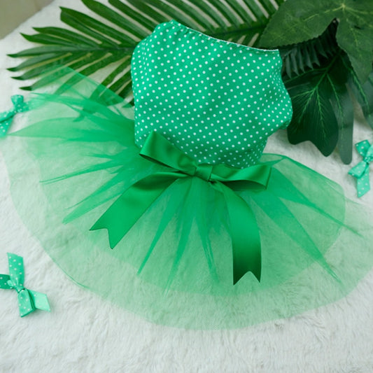 Green Tulle Skirt